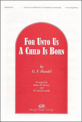 For Unto Us a Child Is Born Two-Part choral sheet music cover